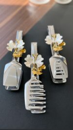 3’Lü Gümüş Kelebek Maşa - Görsel 2