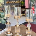 3’lü NAZENDE Şamdan BAL RENK