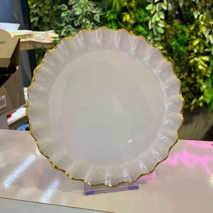 6 Adet İsabella Gold Desen Pasta Tabağı