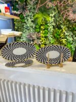 3 lü Black Como Model Sunum Kayık Tabak - Görsel 2