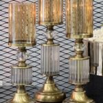 3’lü KRİSTAL KARE Şamdan Eskitme Renk