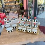 LEO 10 PARÇA BAHARAT VE  ÇAY ŞEKER KAHVE SETİ KOMBİNİ