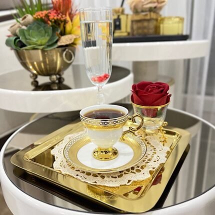 6 Kişilik Porselen Gemma Fincan Seti