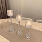 3’LÜ Dekorarif Fanus Mumluk