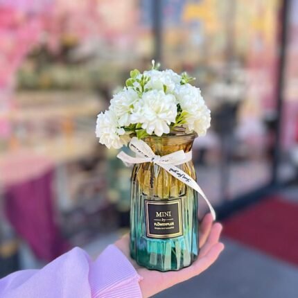 Salon & Konsol & Tv Ünitesi & Banyo Aranjman - BEYAZ - ÇİÇEK DAHİL