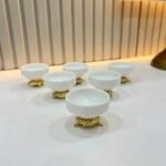 6 adet PORSELEN  Lokumluk