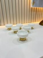 6 adet PORSELEN  Lokumluk