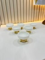 6 adet PORSELEN  Lokumluk - Görsel 2