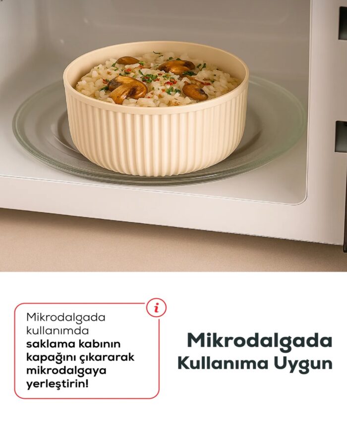 4’Lü Yuvarlak Saklama Kabı - Görsel 3