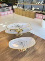 3 lü Ağaç Model Ayaklı Kayık Sunumluk