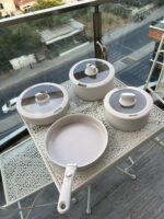 COOK BEYAZ 8 PARÇA TENCERE SETİ