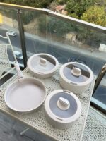 COOK BEYAZ 8 PARÇA TENCERE SETİ - Görsel 4