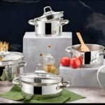 SABİNA Süzgeçli 8 PARÇA ÇELİK TENCERE SETİ