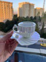 İncili Sedefli Türk Kahvesi fincanı