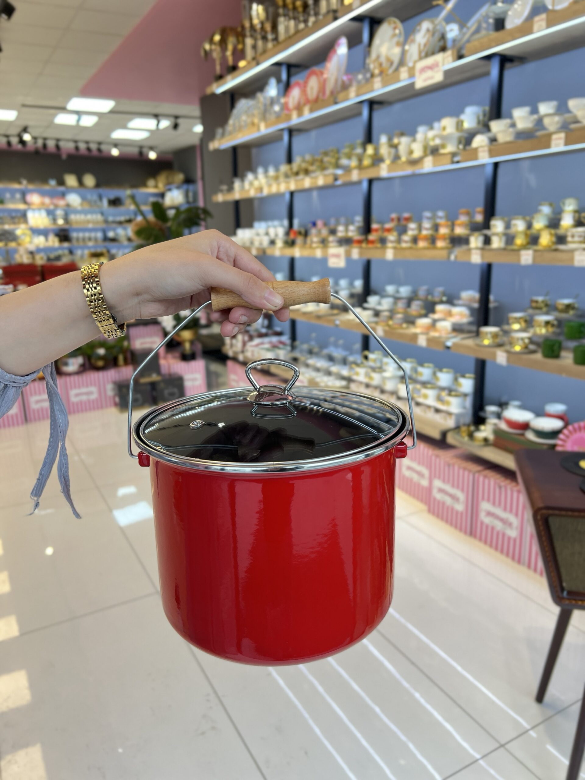 img_8983 Bakraç Tencere ^KIRMIZI - Görsel 1