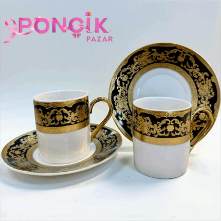 2 KİŞİLİK TÜRK KAHVESİ FİNCANI*black