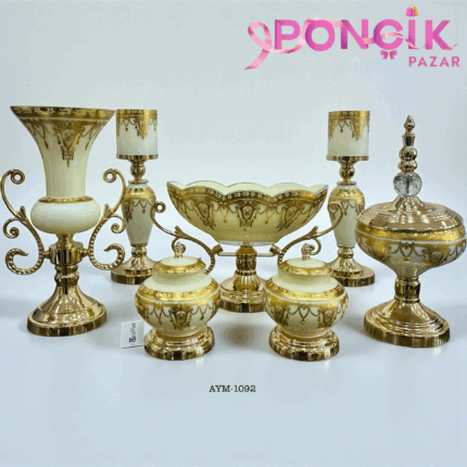 13 parça Saray model konsol & Salon Takımı 1092