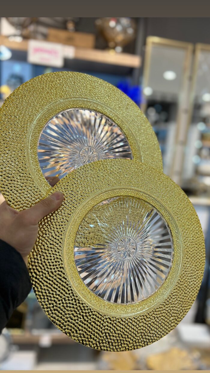 6 Adet Kristal Model Gold Supla Kopyası - Görsel 1