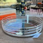 Cam Çizgili Dekor Kombin Tepsisi