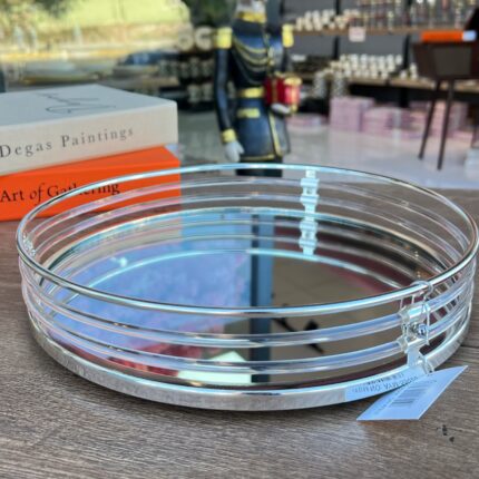 Cam Çizgili Dekor Kombin Tepsisi