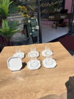 6 PARÇA PORSELEN ÇAY TABAĞI