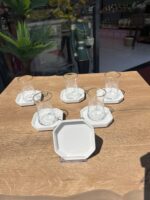 6 PARÇA PORSELEN ÇAY TABAĞI - Görsel 3