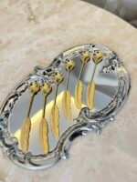 Tüy Model Zamak Çay Kaşığı *6 Adet - Görsel 2