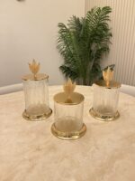 3 lü  Şeffaf Kesme Detay Kavanoz - Görsel 2