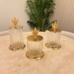 3 lü  Şeffaf Kavanoz