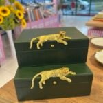 Dekor Obje Kutu Tekli Jaguar *YEŞİL