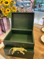 Dekor Obje Kutu Tekli Jaguar *YEŞİL - Görsel 2