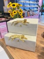 Dekor Obje Kutu Tekli Jaguar *WHİTE - Görsel 4