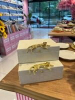 Dekor Obje Kutu Tekli Jaguar *WHİTE - Görsel 2