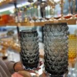 2’li Cam Füme Renk Vazo