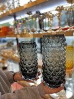 2’li Cam Füme Renk Vazo