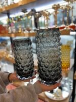 2’li Cam Füme Renk Vazo - Görsel 2