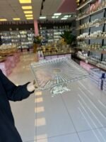 Zamak Ayaklı Kare Sunumluk Gümüş