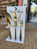 36 Parça4 ML -18/10 Çelik GOLD ÇBK TAKIMI HAFTA SONUNA ÖZEL - Görsel 2