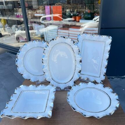 5’Lİ Gümüş AVANGARDE  SUNUM SETİ GÜMÜŞ