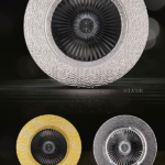 10 Adet Kristal Model Gümüş  Supla