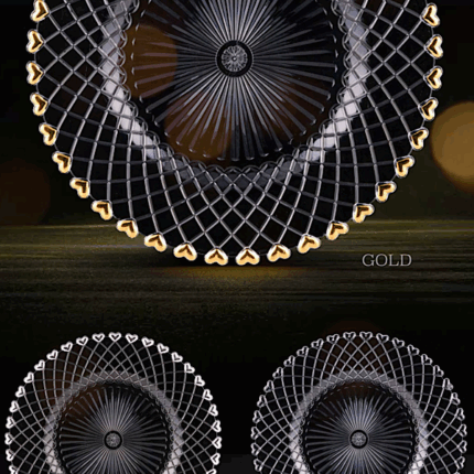 6 Adet Love Model Gold Supla