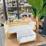 Gold Pleksi 2’Li Çeyiz Sandığı