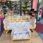 Ekru Pleksi 2’Li Çeyiz Sandığı