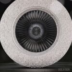 6 Adet Kristal Model Gümüş  Supla