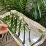 30 Parça 4 ML -18/10 Çelik SİYAH ÇBK TAKIMI