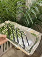 30 Parça 4 ML -18/10 Çelik SİYAH ÇBK TAKIMI - Görsel 2