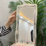 Tiamo Çay Kahve Sunum Tepsisi DİKDÖRTGEN GÜMÜŞ