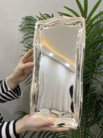 Tiamo Çay Kahve Sunum Tepsisi DİKDÖRTGEN GÜMÜŞ - Görsel 6