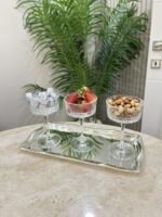 Tiamo Çay Kahve Sunum Tepsisi DİKDÖRTGEN GÜMÜŞ - Görsel 4