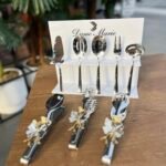 8 Parça SOSLUK Ve MAŞA Sunum Seti  gümüş